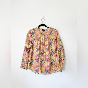 J crew liberty print popover, size 14